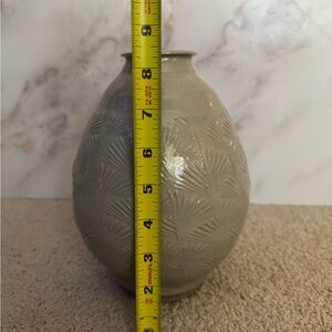 Elegant Gray Textured Vase